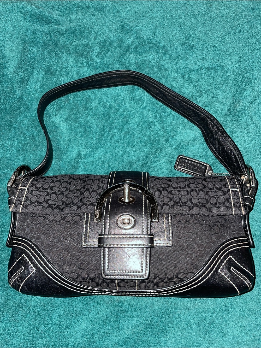 Coach SoHo leather/signature shoulder bag 3628